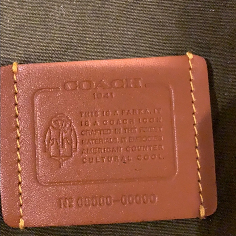 Coach men’s military icon parka winter jacket NWT - Picture 10 of 11